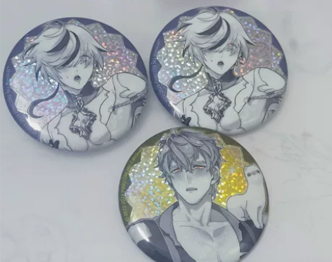 新世界狂欢SR电眼吧唧 布儡 昆西 八云 ...