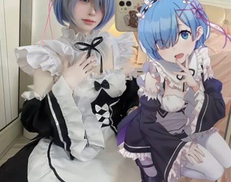 【全新58一套】现货包邮蕾姆cos服衣服拉...