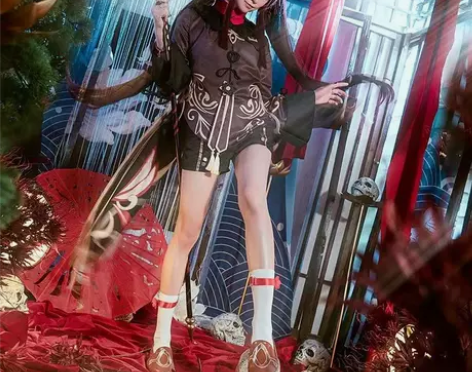 胡桃cos服原神胡堂主cosplay游戏动...