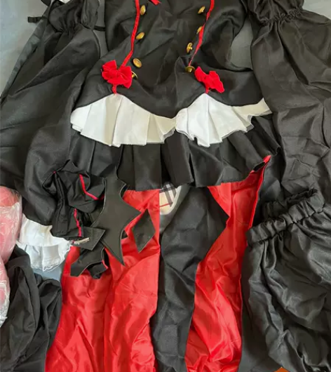 白菜价急出克鲁鲁cos服m码带假发 只出过...