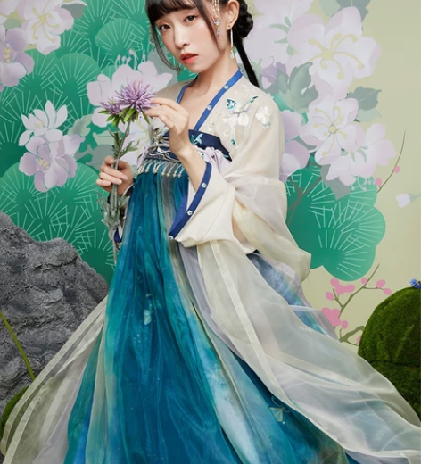 【出 改了齐胸吊带裙汉元素】【十三余 小豆...
