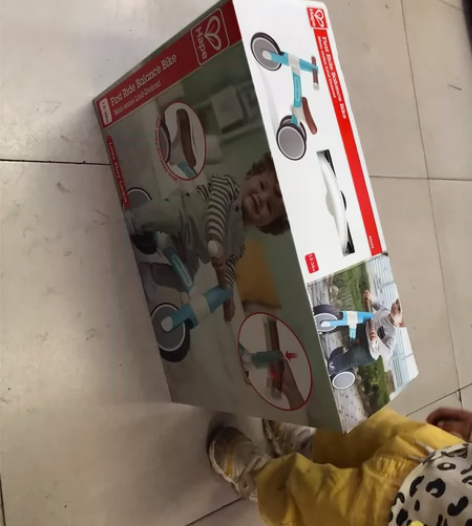 Hape平衡车，全新的朋友送的，孩子大了骑...