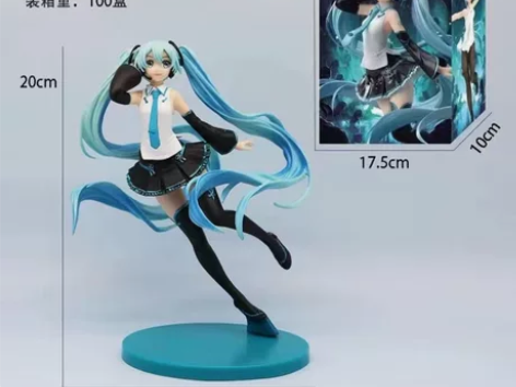 漫展50抽奖抽的 飞姿初音未来手办 飞姿初...