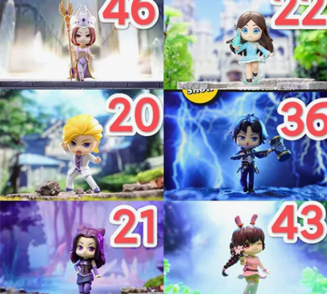 【正品】斗罗大陆斗魂之战盲盒动漫周边唐三小...