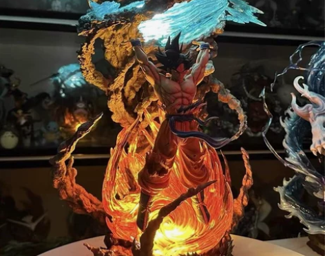 七龙珠手办 猎手超级元气弹悟空 超级赛亚人...