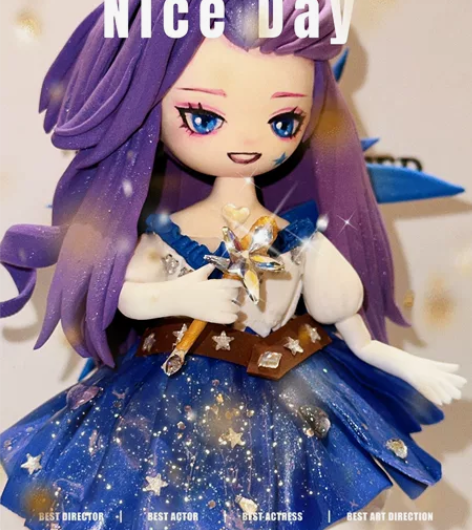 英雄联盟萨勒芬妮小正比超轻粘土手办 细节看...