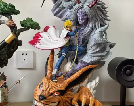 火影忍者手办 CS四代波风水门模型手办桌面...