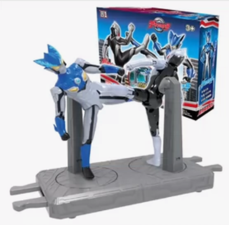 灵动创想男孩女孩儿童生日礼物亲子互动 奥特...