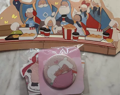 肯德基光遇联名周边 生日纸帽，杯套，徽章 ...