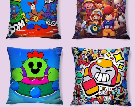 法国绒荒野乱斗波克柯尔周边抱枕