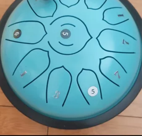 转家里全新专业演奏级7寸11音空灵鼓 孩子...