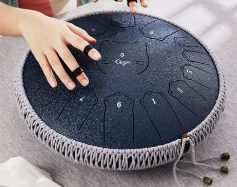 空灵鼓琴初学者专业级空正品13音15音荷花...