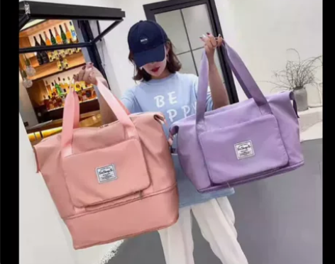 【实体店不做了全新包邮】米芝妮旅行包女短途...