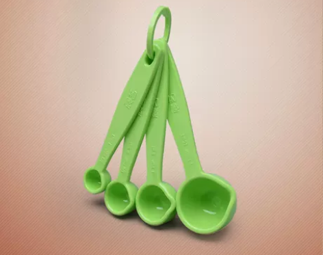 【年货价】尚巧厨-展艺塑料量勺4件套刻克度...