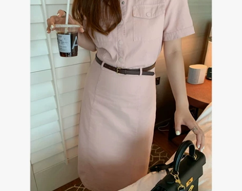 ?大婉酱微胖定制胖mm大码小众设计感收腰显...