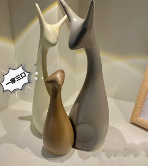 北欧小工艺品北欧简约现代摆件家居饰品客厅电...