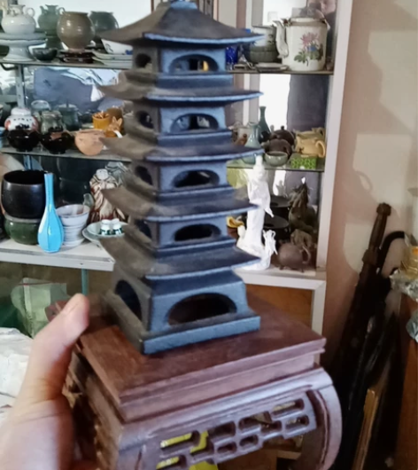 铁制五层文昌塔高22.5厘米 感兴趣的话点...