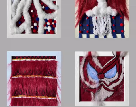 出服装设计专业 面料再造作业 长20 宽2...