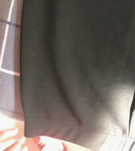 黑色中长款半身裙女一步裙职业工装裙显瘦开叉...