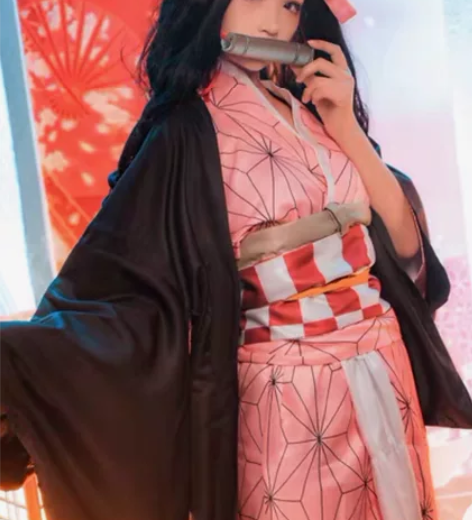 【出】祢豆子cos服 鬼灭之刃祢豆子cos...
