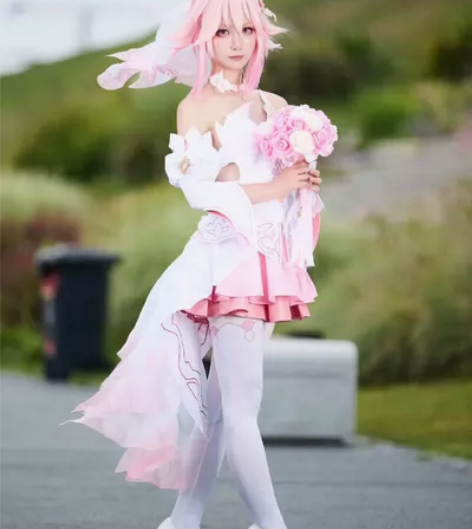 [预售]初兽猫八重樱花嫁绮罗幻梦s码大全套...