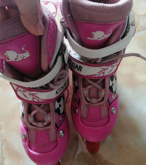 【包邮】美洲狮女童旱冰鞋30-33码s码，...