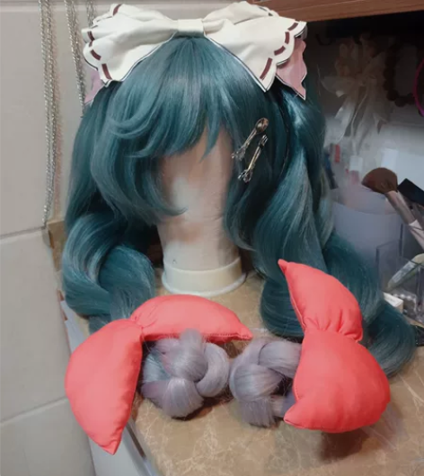 雪初音2024cos初音未来cos假发汤咖...