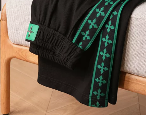 粗腿显瘦B备！黑色阔腿裤女2023年春秋新...