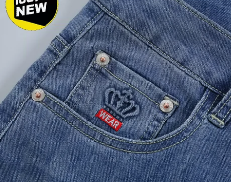 短裤男款夏季薄款男士七分牛仔裤直筒宽松休闲...