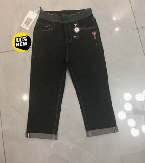 七分裤，女，27码，弹力松紧腰时尚微垮休闲...