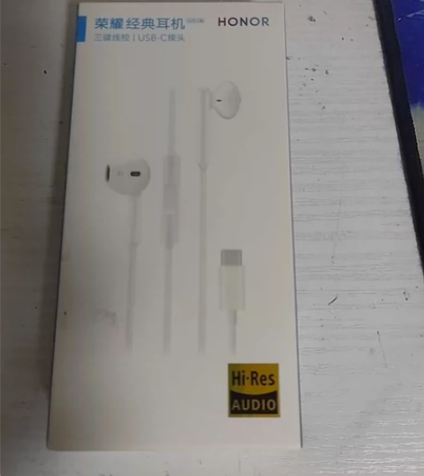 荣耀AM33 耳机USB type C白色...