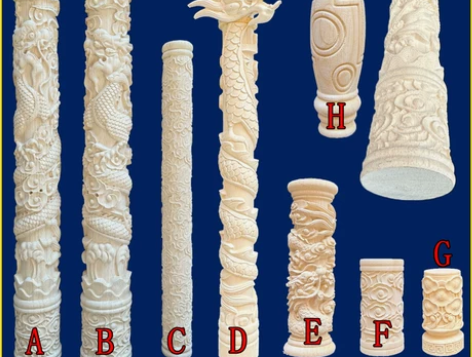 实木雕刻盘龙神台佛龛供台装饰整圆龙柱东阳木...