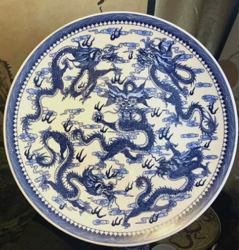 开心捡漏！清理闲置10个瓷盘摆件，新新的非...