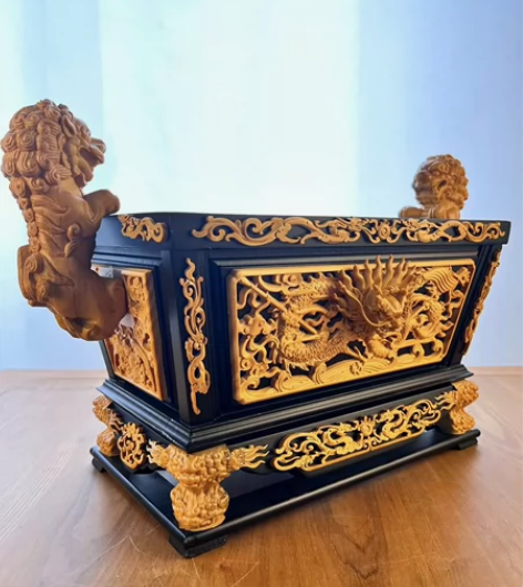 黑檀木香炉，现货。 感兴趣的话点“我想要”...