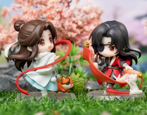 原价转天官赐福擎苍花城谢怜飞花千结Q版手办...