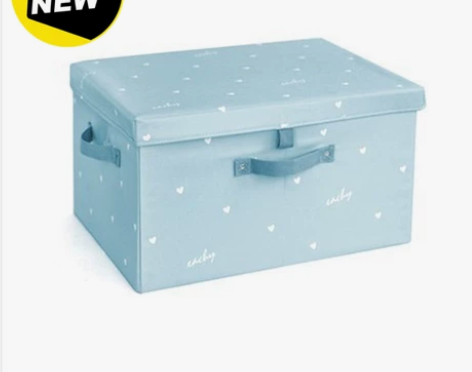 全新收纳箱装衣服超大号布艺可水洗可折叠储物...