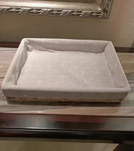 桌面收纳篮茶几化妆品零食杂物藤编收纳篮草编...