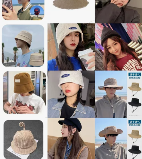 出各种帽子 这个主前进帽 雷锋帽其他款式 ...