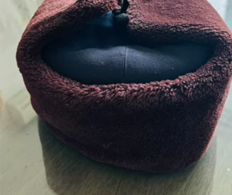 雷锋帽 大耳帽一顶 冬天带的，加厚棉，防寒...