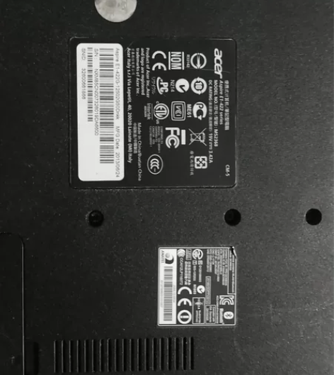 出一台宏基笔记本M52368 E1-422...