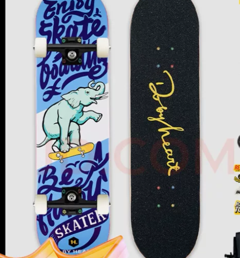 王一博同款滑板 就玩过两次 毕业了带不走 ...