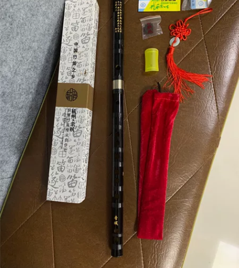 全新处理 原价268双节黑色苦竹笛子F调专...