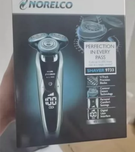 飞利浦电动剃须刀荷兰进口S9733男士充电...