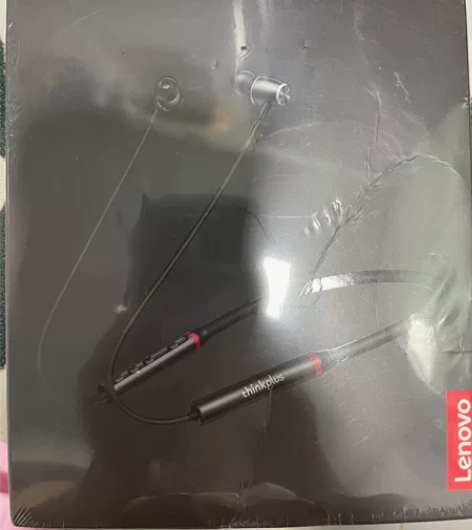 联想HE05X无线蓝牙耳机挂脖式颈挂运动跑...