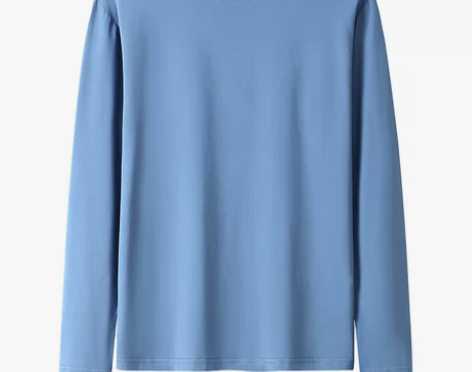 男士纯色长袖t恤纯棉秋冬新款潮牌t恤打底衫...