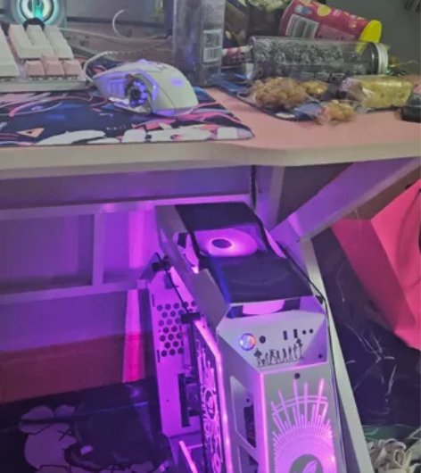 台式组装电脑一整套出，主机，27寸显示屏，...