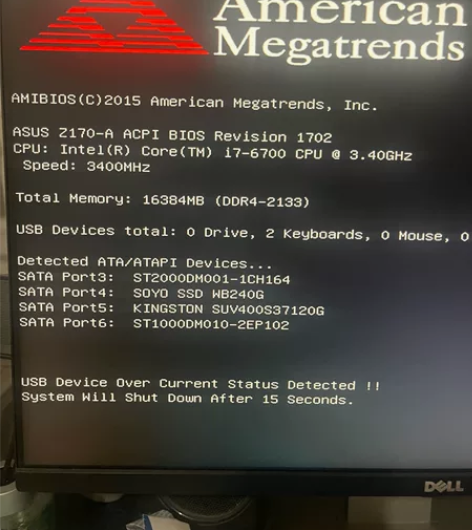 出一张自用华硕z170-A主板，1151接...