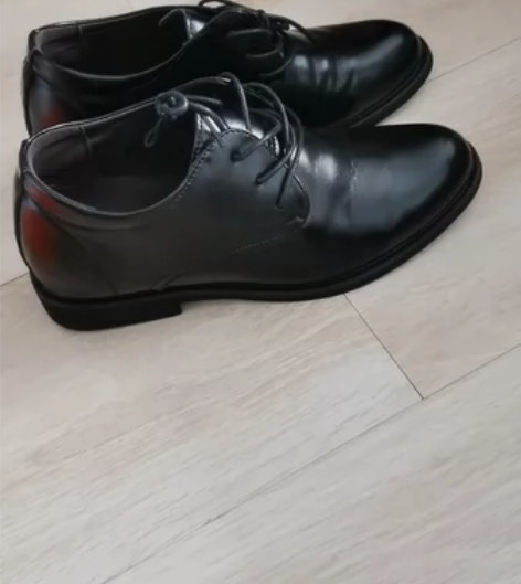 牛皮内增高男单鞋  内增高3厘米  跟高共...