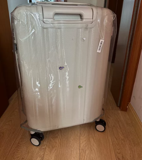 汉客22寸拉杆行李箱女象牙灰 不邮寄 不邮...