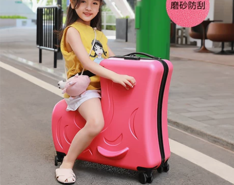【风尚价】儿童行李箱可坐骑拉杆箱男女童旅行...
